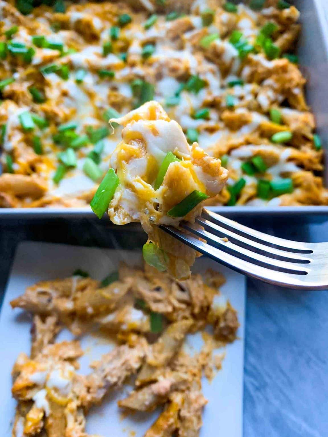Buffalo Chicken Pasta Bake - Healthy Recipes - Jordo's World
