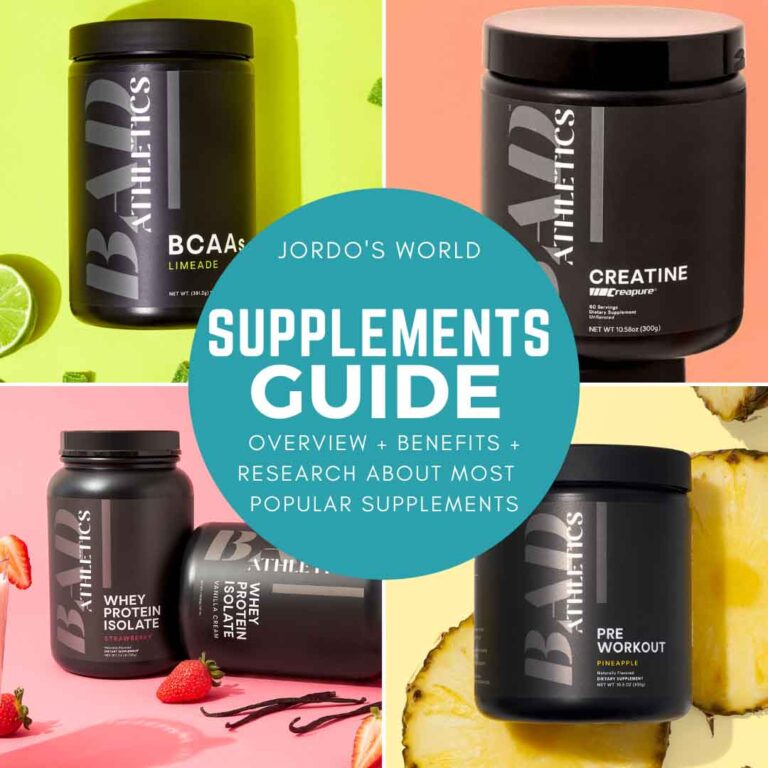 Supplements Guide Popular Supplements Explained Jordo s World