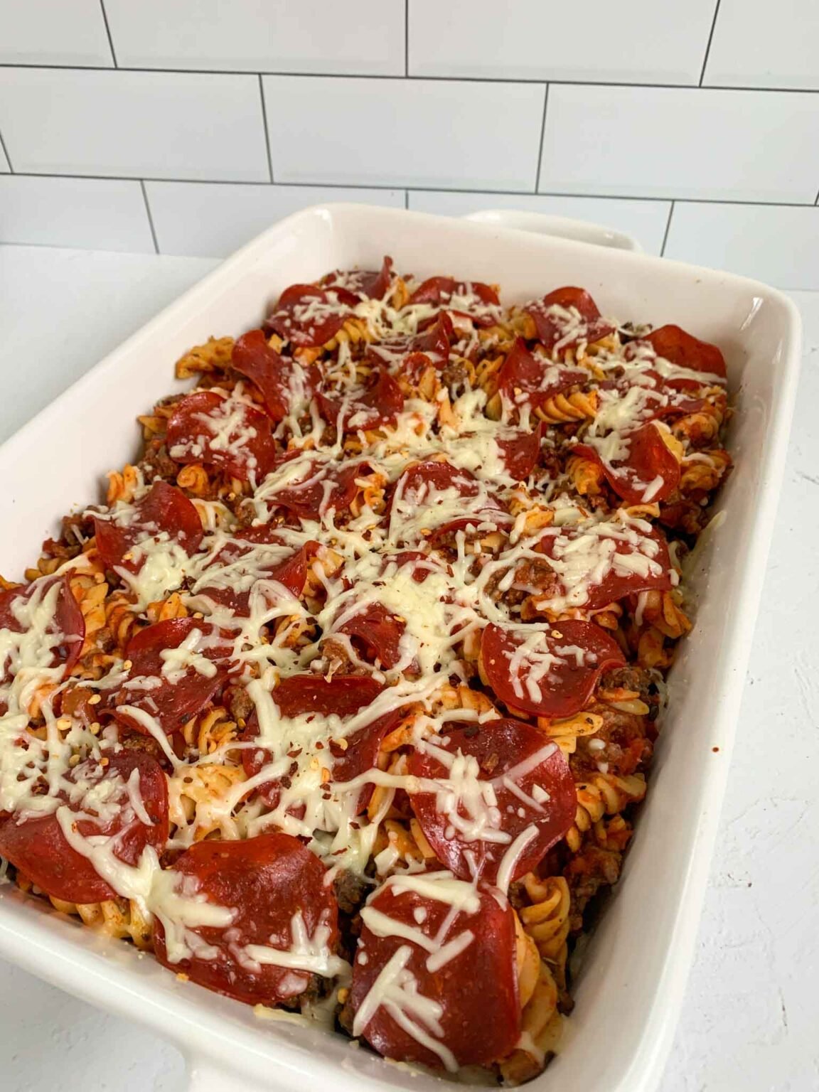 Pizza Pasta Casserole Jordo's World