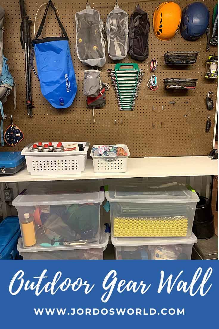 Outdoor Gear Storage - Jordo's World