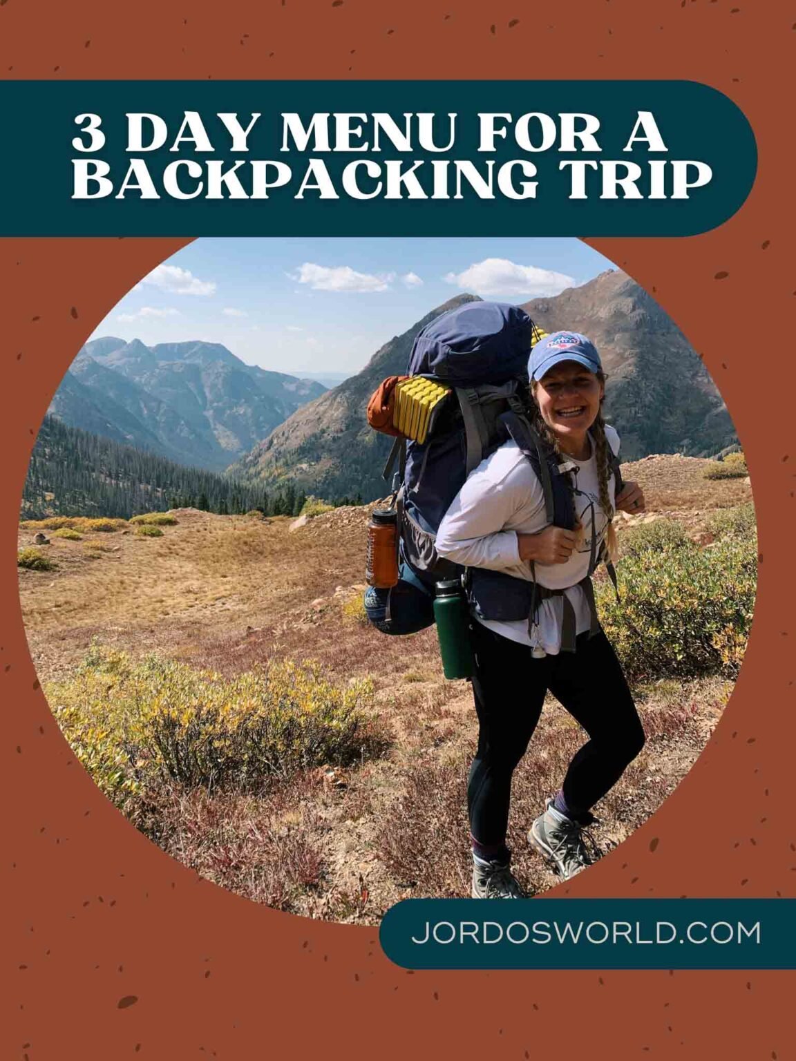 Backpacking Meals 3Day Trip Menu Jordo's World