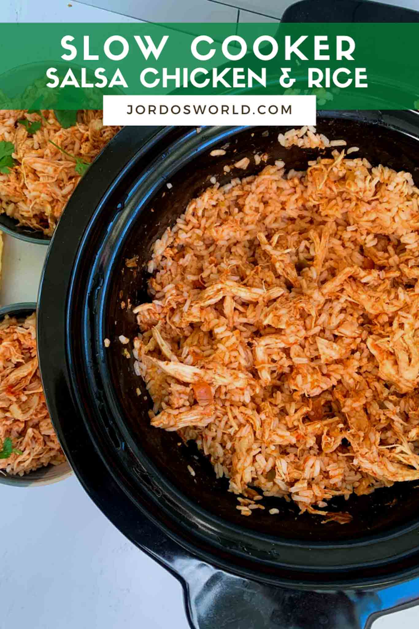 Slow Cooker Salsa Chicken and Rice Jordo's World