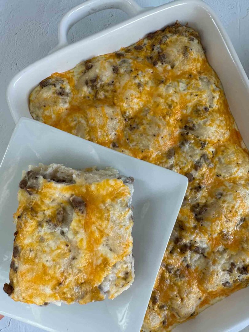 Biscuits and Gravy Bake Healthy Recipes Jordo's World