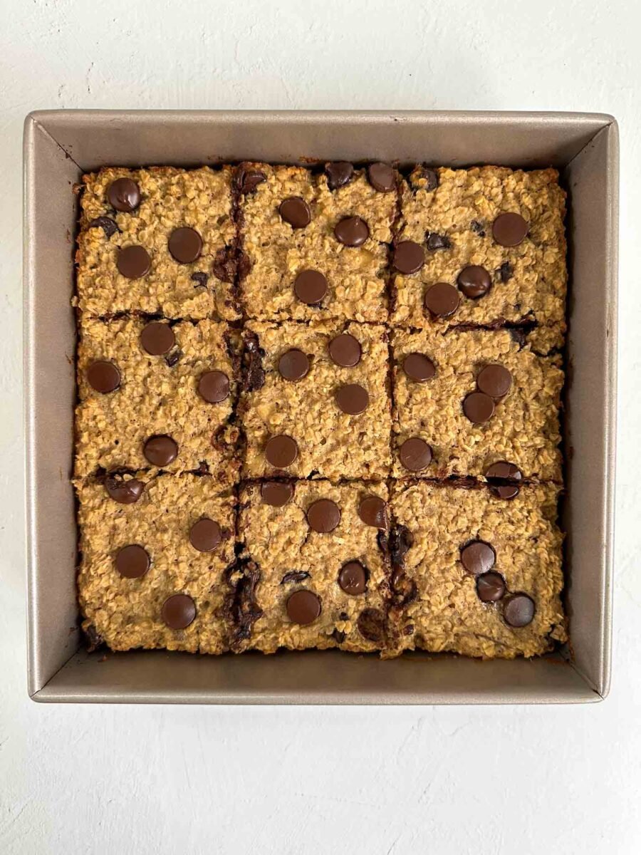 Oatmeal Chocolate Chip Breakfast Bars Jordo's World