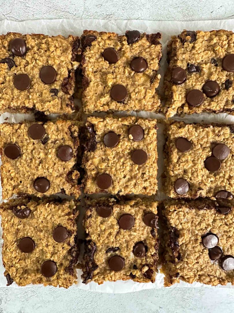Oatmeal Chocolate Chip Breakfast Bars Jordo's World