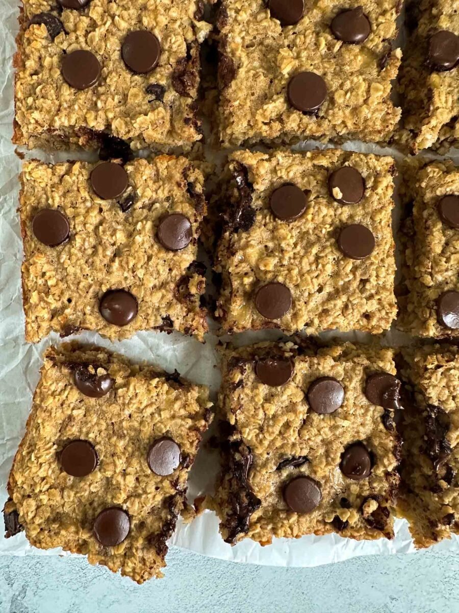 Oatmeal Chocolate Chip Breakfast Bars Jordo's World
