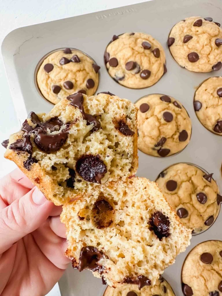 Cross section pancake mix muffins (Recipe in post)