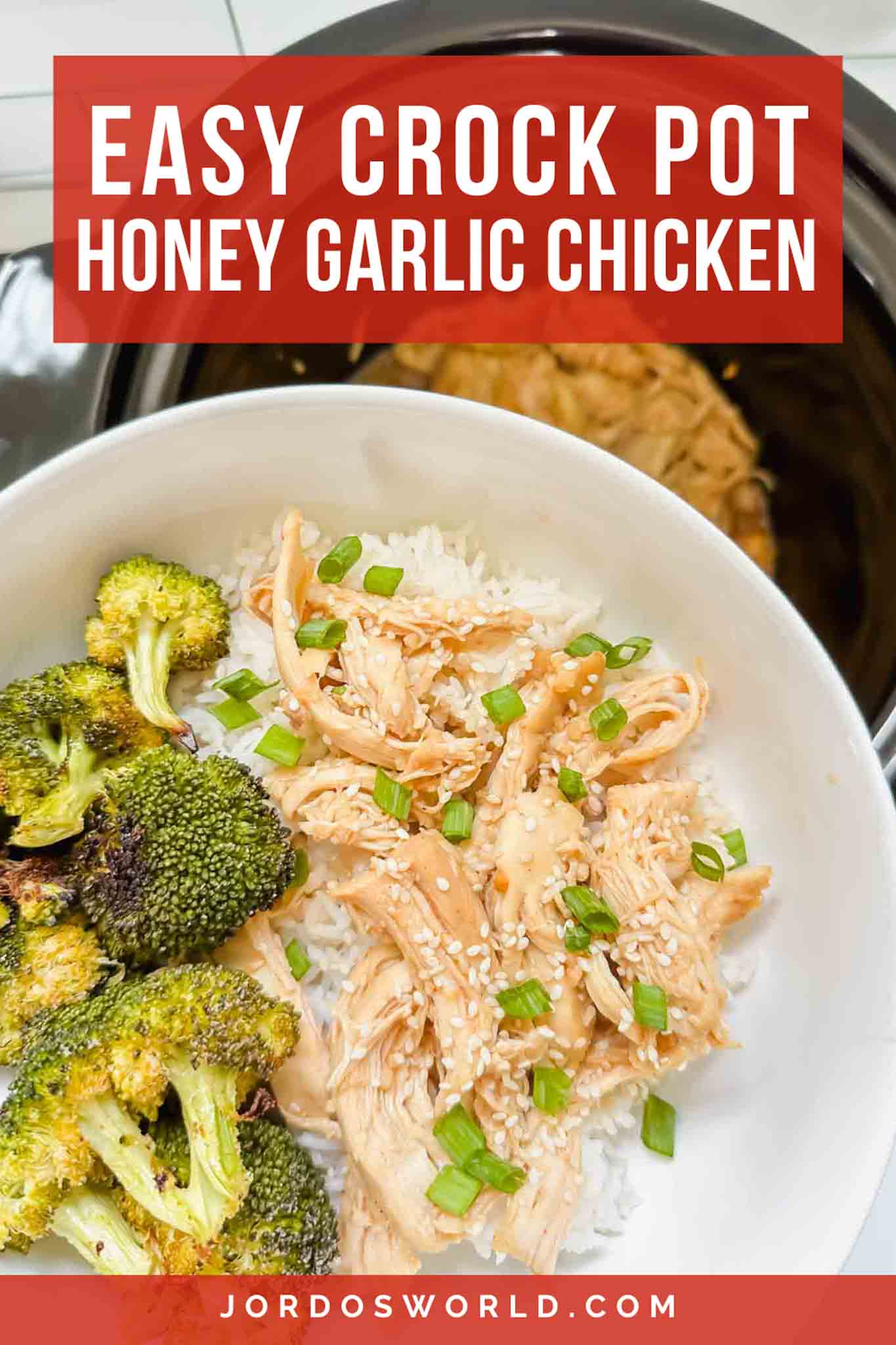 Crockpot Honey Garlic Chicken - Jordo's World